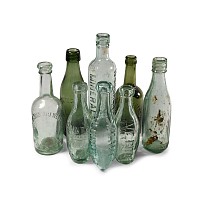 Post Medieval Mixed Glass Drinks Bottles Group