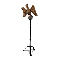 Large Late Medieval Wooden Spread Eagle Lectern Figure