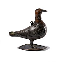 Medieval Bronze Limoges Eucharistic Dove