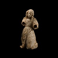 Medieval Alabaster Weeping Mary Magdalene