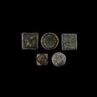 Viking Age Bronze Weight Group