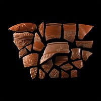 Roman 'Thames' Decorated Samian Ware Pottery Collection