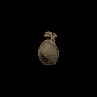 Roman Miniature Bronze Turretted Brooch