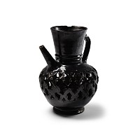 Western Asiatic Black-Glazed Ewer