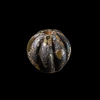 Western Asiatic Iridescent Glass Bead