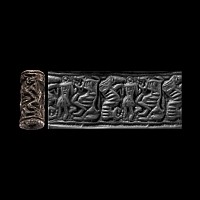 Western Asiatic Silver Cylinder Seal