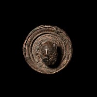 Romano-British Bronze Grotesque Head Mount