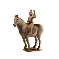 Chinese Tang Horse with Rider