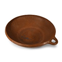 Large Western Asiatic Terracotta Bowl with Loop Handle
