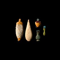Egyptian Faience Amulet Group