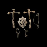 Roman And Other Bronze Brooch Group
