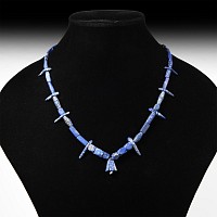 Bactrian Style Lapis Lazuli Bead Necklace