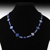 Bactrian Style Lapis Lazuli Bead Necklace