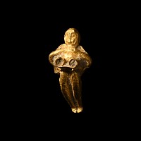 Greek Gold Eros Figure