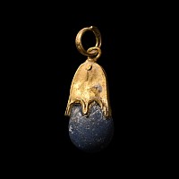 Viking Age Gold Elf Shot Pendant