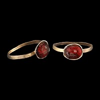 Tudor Period Gold Ring with Gem