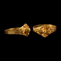 Medieval Gold Quatrefoil Ring