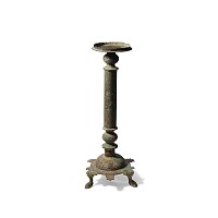 Western Asiatic Bronze Openwork Lamp Stand