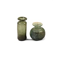 Post Medieval 'Thames' Glass Poison Bottle Group