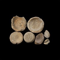 Tudor 'Thames' Bone and Ash Precious Metal Crucible Group