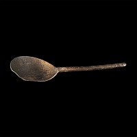 Post Medieval 'Thames' Pewter Slip Top Spoon with M B