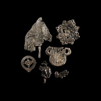 Medieval 'Thames' Pewter Pilgrim and Other Badge Collection