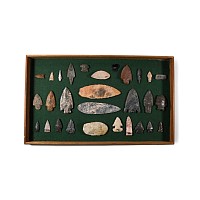 American Native Stone Axe and Arrowhead Collection