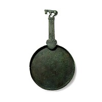 Scythian Bronze Mirror with Panther Handle