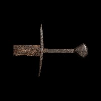 Medieval Iron Hand-And-A-Half Sword