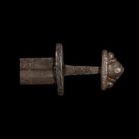 Viking Age Iron Sword with Five-Lobed Pommel