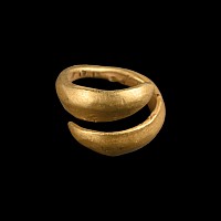 Bronze Age Gold Hair Ring