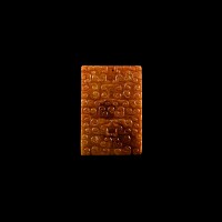 Chinese Glass Amuletic Plaque
