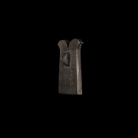 Egyptian Polished Black Stone Pesesh-Kef Amulet