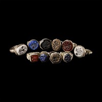Bedouin Silver-Coloured Metal Ring Group