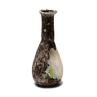 Roman Iridescent Glass Unguentarium