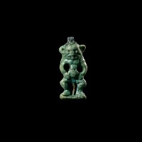 Egyptian Faience Bes Amulet