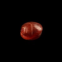 Etruscan Red Carnelian Scaraboid with Archery Intaglio