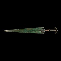 Marlik Bronze Short Sword with Crescentic Pommel