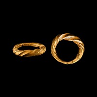 Viking Age Twisted Gold Ring