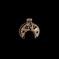 Roman Silver Lunar Pendant