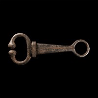 Post Medieval Iron Bull Nose Tether
