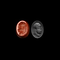 Roman Hercules Jasper Intaglio Gemstone