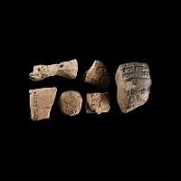 Mesopotamian Clay Cuneiform Tablet Fragment Group
