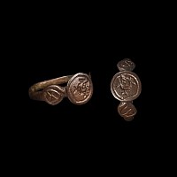 Roman Bronze Ring with Bird