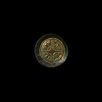 Anglo-Saxon Gilt Bronze Saucer Brooch