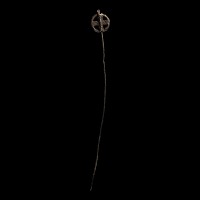 Medieval Pewter Pilgrim's Pin with Cross Finial