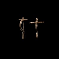 Roman Silver Bow Brooch Group
