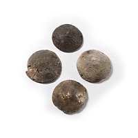 Iron Age Celtic Silver Clad Ceramic Boss Group