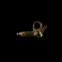 Roman Bronze Phallic Pendant