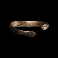 Iron Age Celtic Silver Snake Bracelet